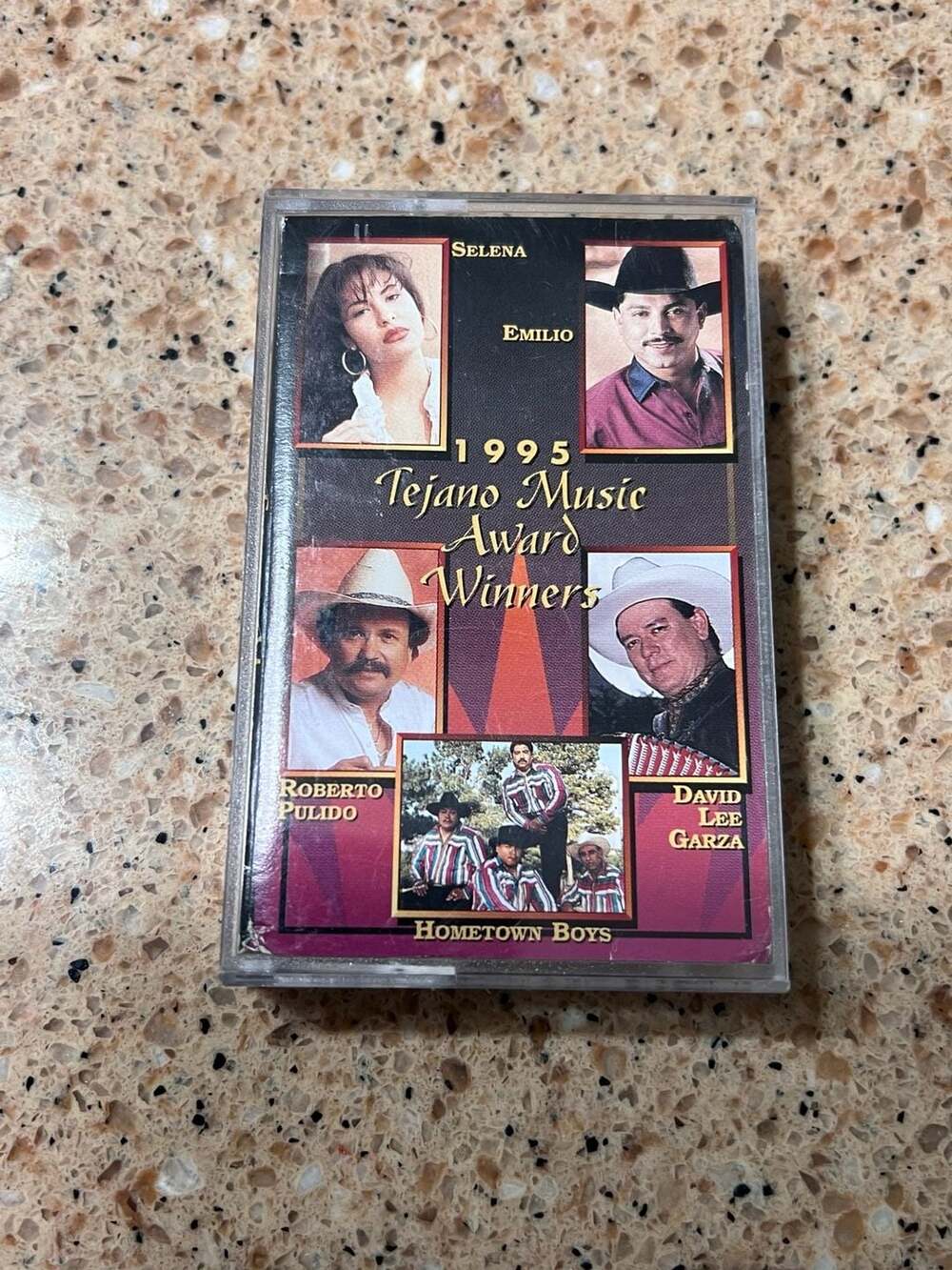 1995 Tejano Music Award Winners Cassette Tape Selena Emilio Navaira EMI Latin